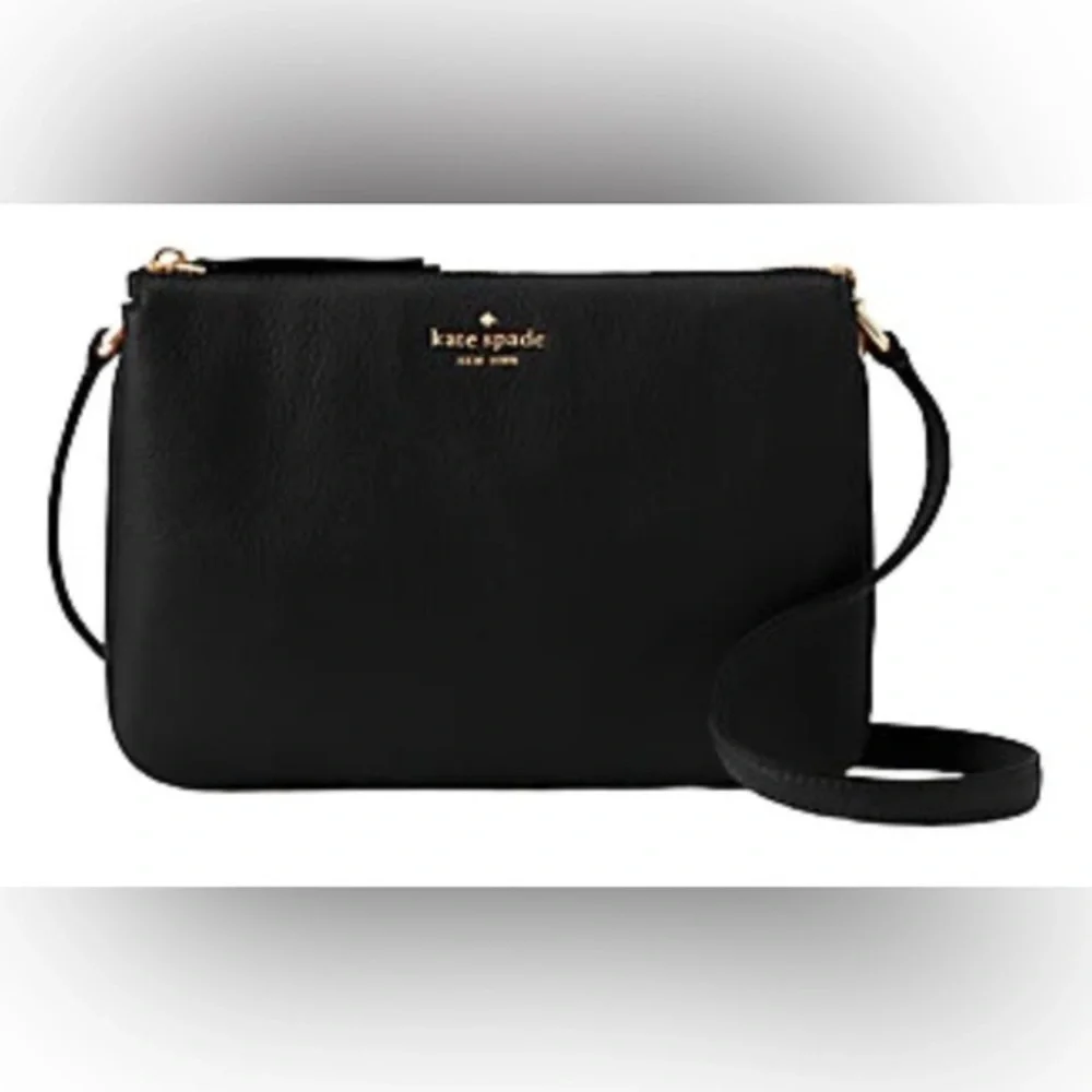 UEC Kate Spade New York JACKSON TRIPLE GUSSET         LEATHER CROSSBODY